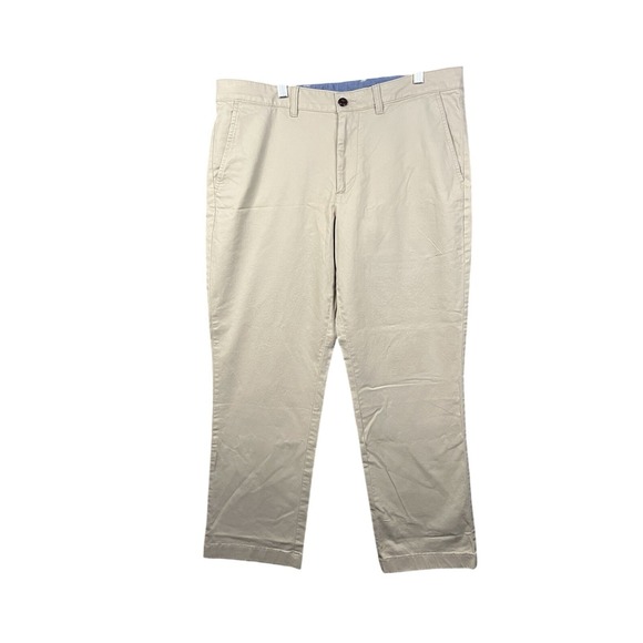 LLBean Other - LLBean Standard Fit Chinos Khaki Men Straight Leg Cotton Spandex Pants‎ 36x30